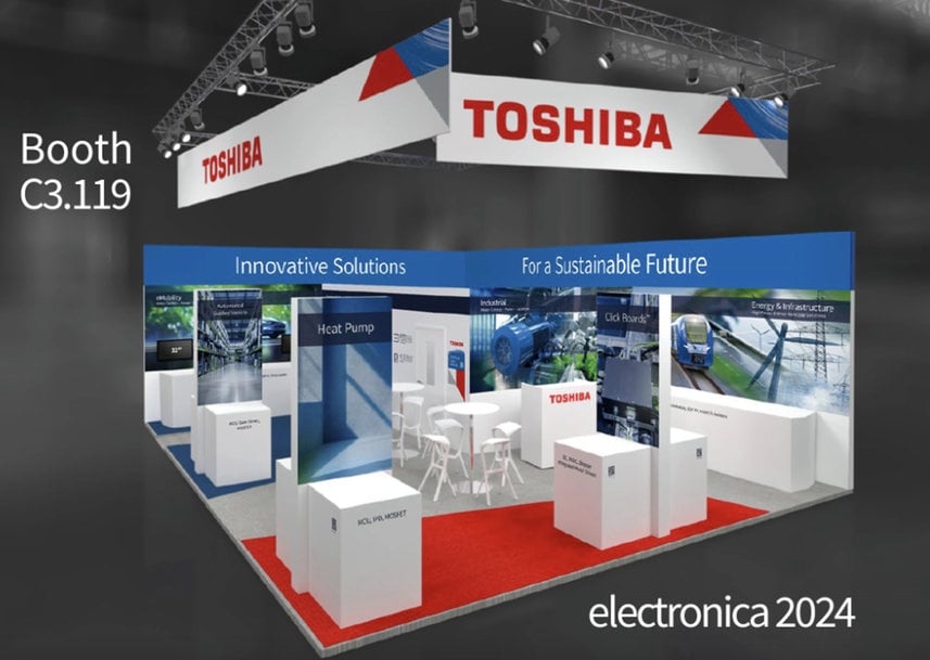 Toshiba showcases innovative technologies for a sustainable future at electronica 2024